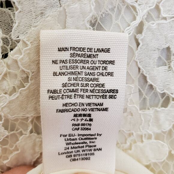 Free People cute lace cocktail mini dress size 2 - Picture 5 of 8